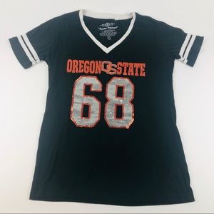 Oregon State University L Black Sequin T Shirt